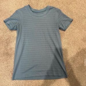 Light blue Lululemon shirt